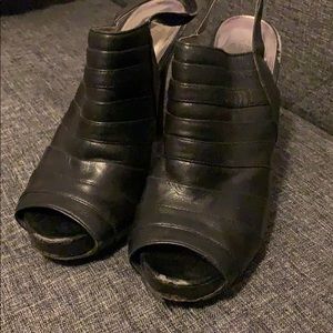 Black Calvin Klein Sling Pumps